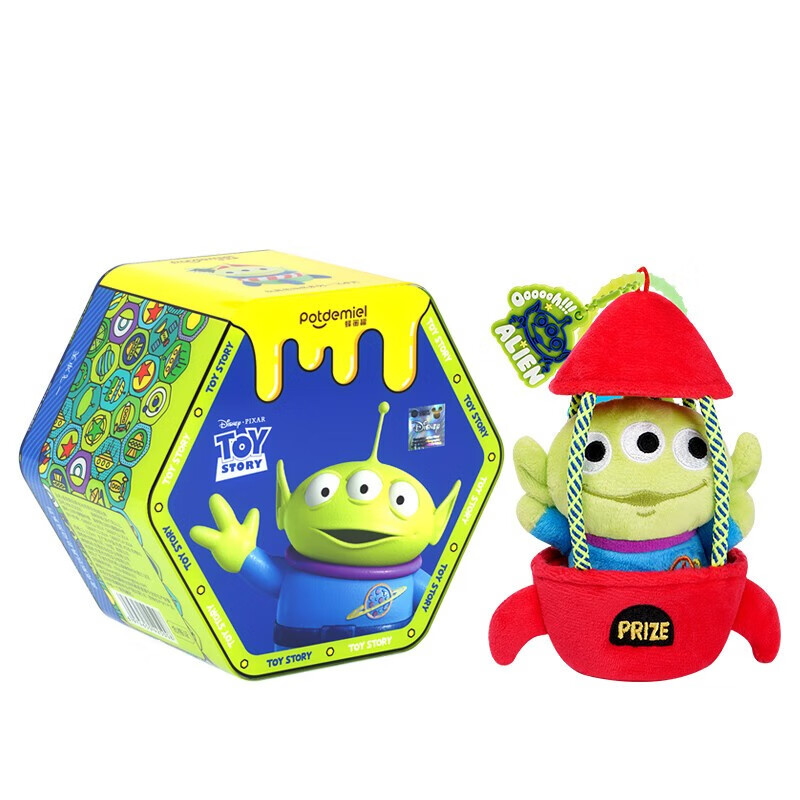 迪士尼(disney)蜂蜜罐三眼仔盲盒公仔一飞冲天挂件毛绒玩具生日礼物送