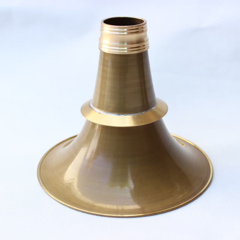 贤怀达加厚民间唢呐碗黄铜碗广东唢呐碗广西唢呐碗口喇叭口无缝 黄铜