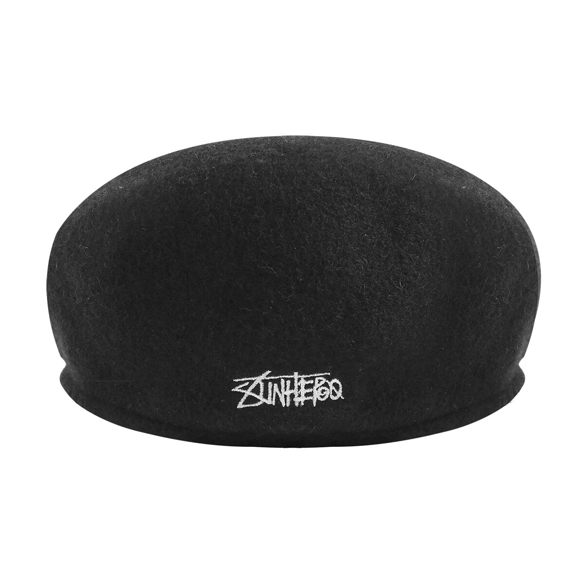 sunhero美潮毛尼贝雷帽反戴前进帽复古雅痞风显脸小画家帽秋款 品牌涂鸦贝雷帽 M （55-57cm）[女款或小头男]