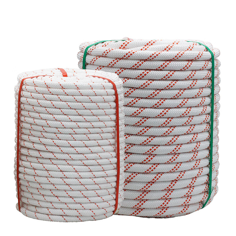 之屿户外安全绳高空外墙作业蜘蛛人专用吊绳钢丝芯保险绳子尼龙绳耐磨