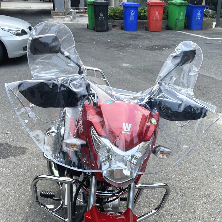 朝雨适用于男士125摩托车把套冬季加厚三轮车手套和雨罩使用可做到防