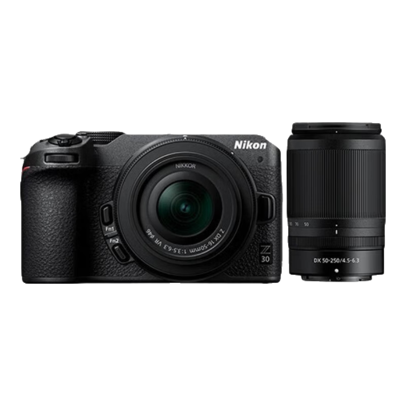 Nikon/῵ Z30 ΢ vlogƵ ɫ 16-50mm+50-250mm ˫ͷ׻ 6899Ԫ