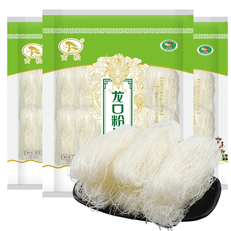 古松 粉丝 粉丝煲粉丝扇贝粉丝龙口方便食品 粉丝380g*3使用感如何?