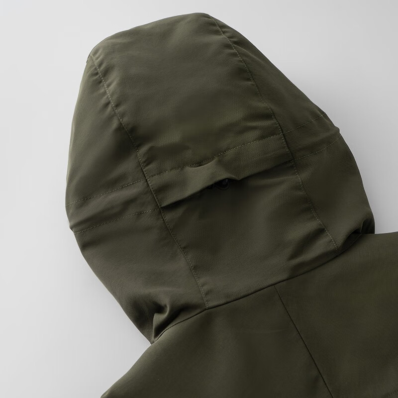 熊猫·本冲锋衣男Teflon三防面料户外防水山系撞色登山服夹克情侣外套 黑灰拼棕（有压胶） 2XL