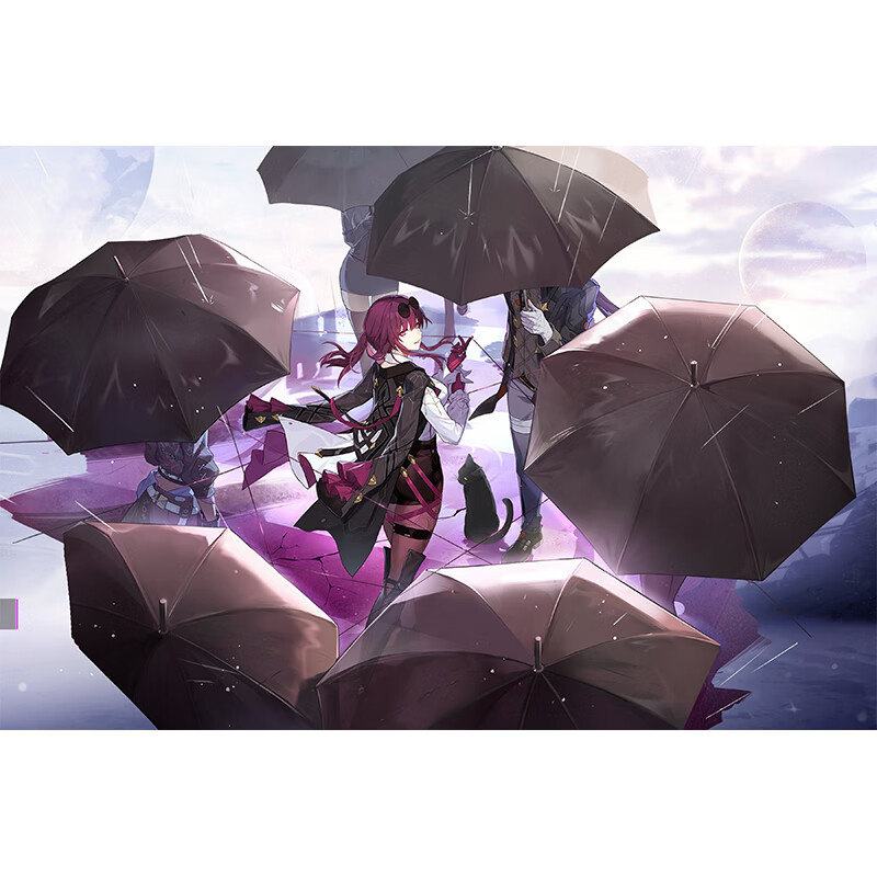 海报三月七希儿卡夫卡壁纸挂画贴纸宿舍墙贴装饰 13卡芙卡 60×40cm