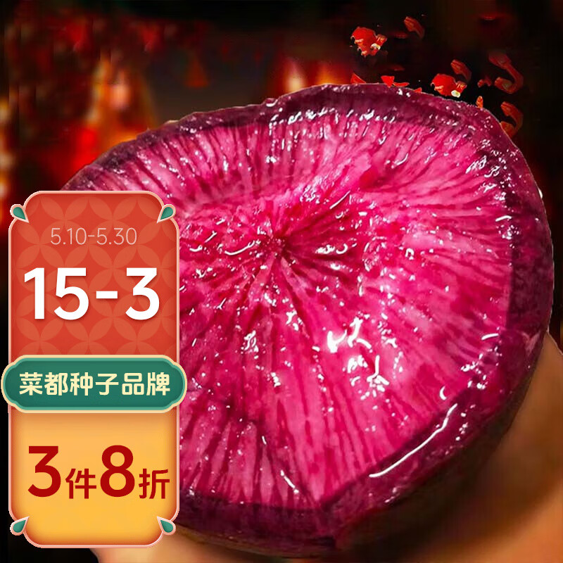 北蔬凤梨水果萝卜种子农科院四季种满身红蔬菜 (水果型)凤梨萝卜种子