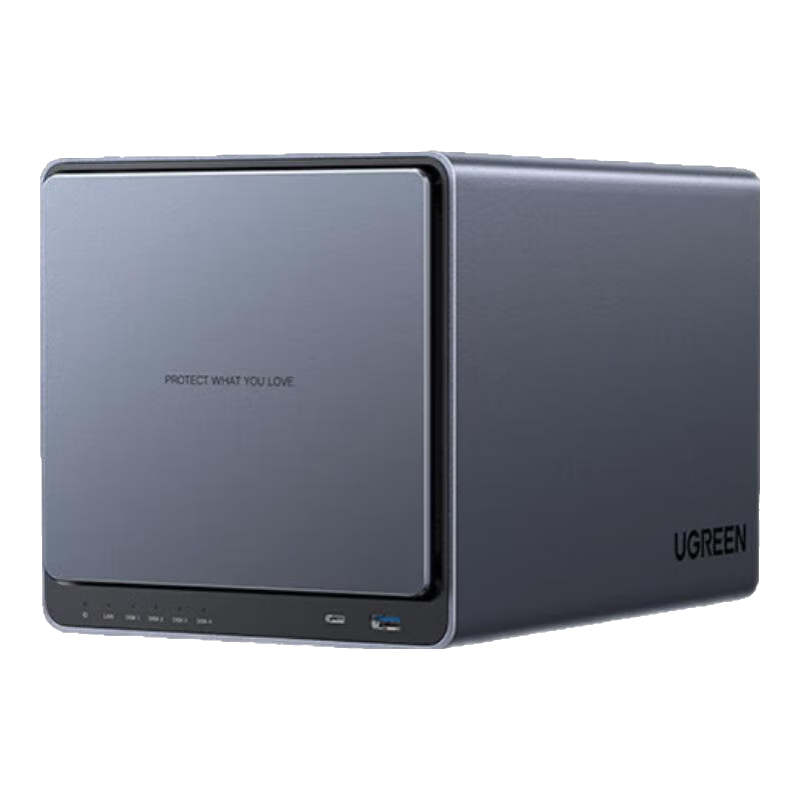 限地区:绿联（UGREEN）DX4600 Pro NAS 私有云 家庭网络存储 服务器 四盘位 千兆网口  8G 