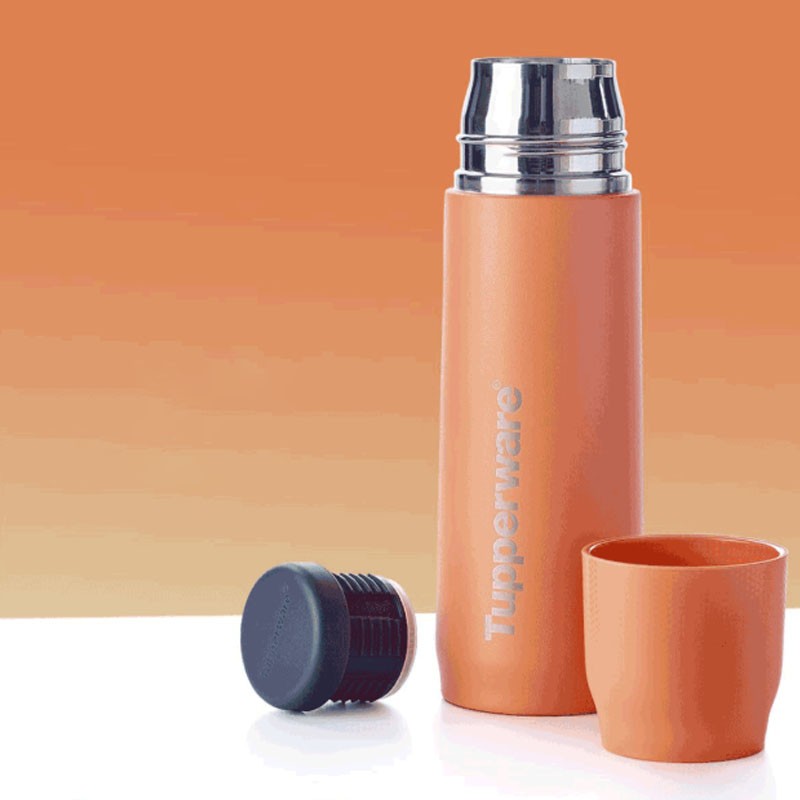 特百惠(tupperware)保温杯520ml真空保温瓶焖烧杯304不锈钢保热保冷