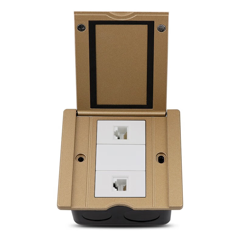 新艺四通地插电话网络rj45地面插小型家用86型