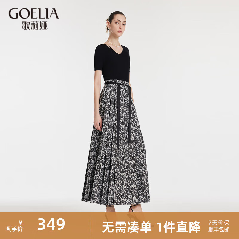 ����櫣�GOELIA������ȹ��ʥ��cos����ʽ���ʸ����������ȹ��ȹ��1C2R2B06A 65Cǳ�ҵ׺�õ���Ứ S