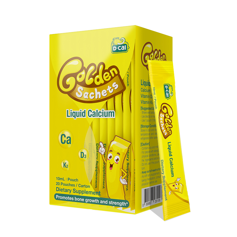 d-cal/迪巧小黄条液体钙婴幼儿宝宝儿童补钙片维生素d3 k2 200ml