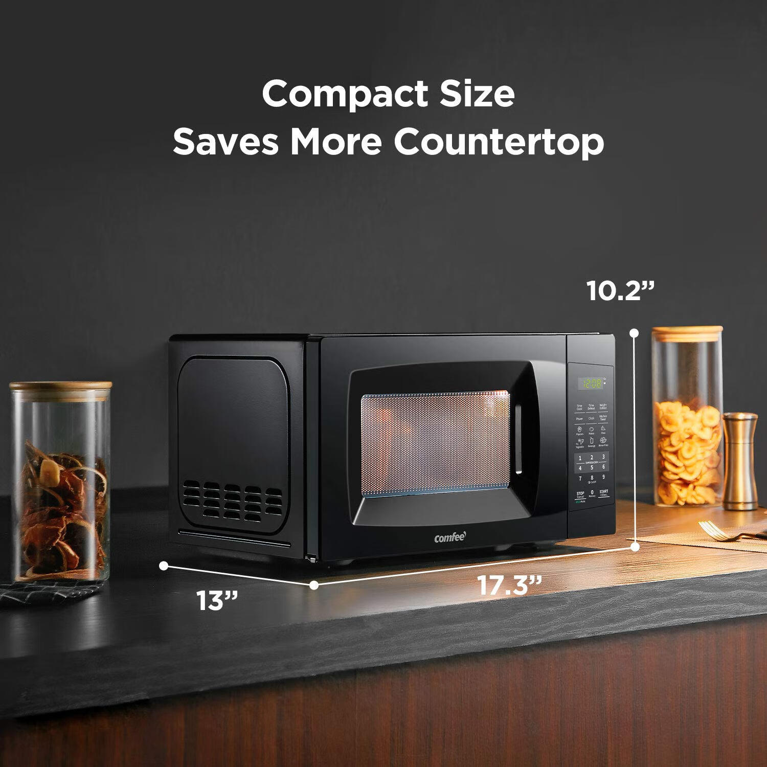 comfee 0.7立方微波炉 静音ECO模式 一键烹饪 需要变压器