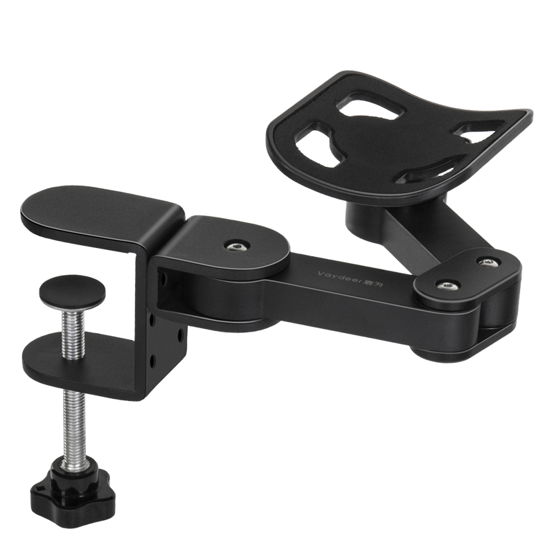 鹿為 鼠標(biāo)手桌面手托架可調(diào)節(jié)高度 鍵盤手托鋁合金 金屬電腦手托架 桌護(hù)腕手臂支架  手臂托 可調(diào)節(jié)調(diào)節(jié)款-黑色-2個(gè)裝TJ2#011-*2