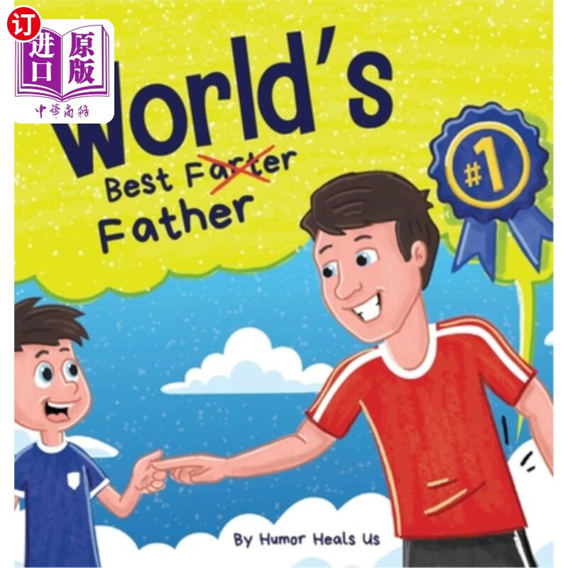 海外直订worlds best father: a funny rhyming, read aloud story