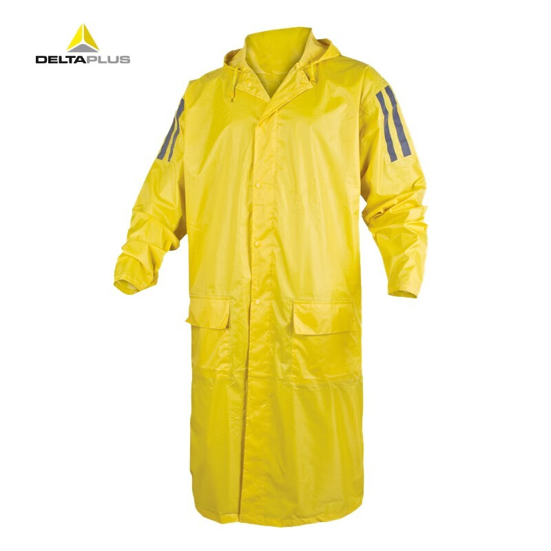 代尔塔DeltaPlus 407007 MA400 连体式聚酯纤维雨衣 黄色 1件