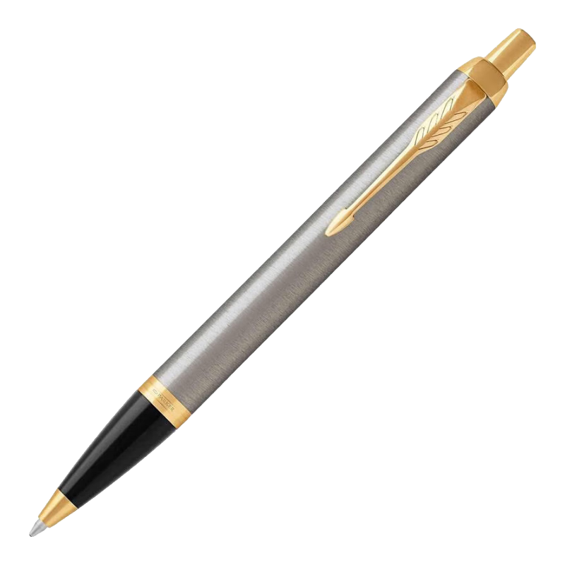 派克（PARKER）【日本直郵】派克PARKER圓珠筆個性圓珠筆送禮練字寫作業(yè)家用商用圓珠筆 1975642【拉絲金屬】