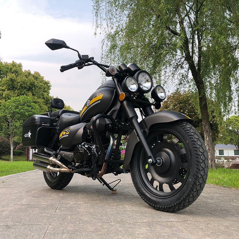 zeedoo-hl叛逆者150cc国四电喷复古哈雷太子摩托车跑车街车整车可上牌