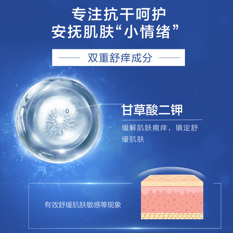 曼秀雷敦安肤康抗干修护润肤乳液220g哪款是最最滋润的？因为皮肤特别干燥？