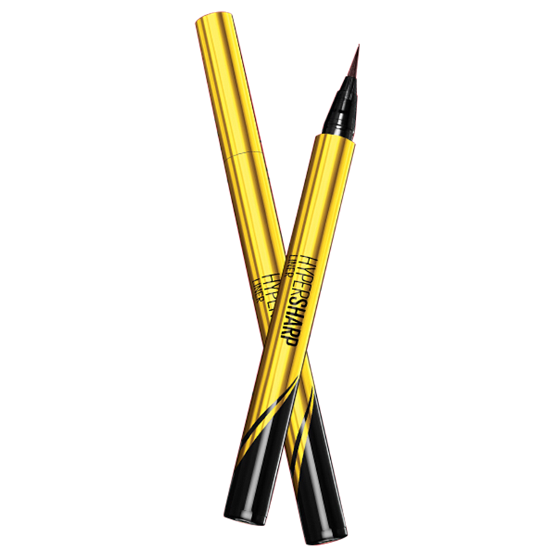 美宝莲(MAYBELLINE) 美宝莲小金笔眼线笔膏女新手初学者防水防汗防晕染防脱色极新年 极细防水眼线笔-自然棕0.5g