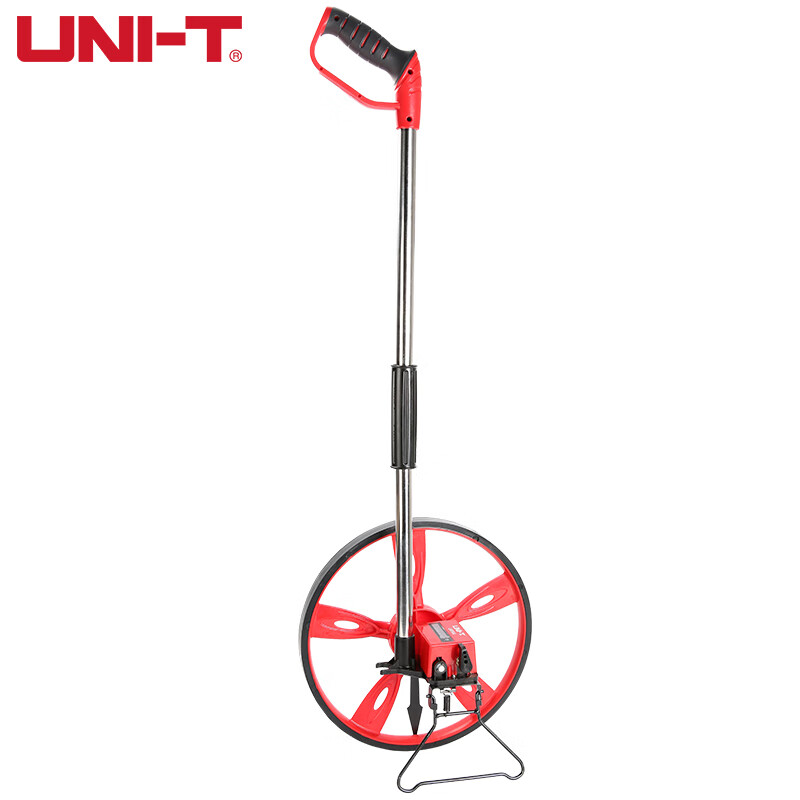 优利德（UNI-T）测距轮手持滚轮式测距仪计数器步数计米器长距离大轮测量尺量 LM10A 机械式可折叠