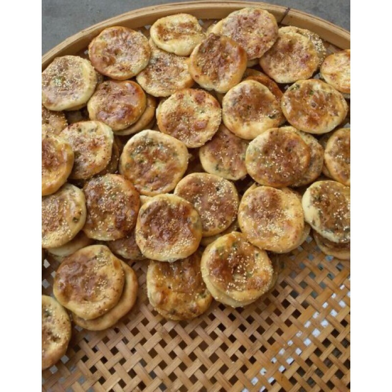 建瓯特产 建阳建瓯光饼 葱肉饼 房村光饼 30片 可真空包装