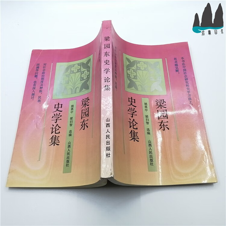 梁园东史学论集（姚奠中/梁归智/选编）1991年库存书原版