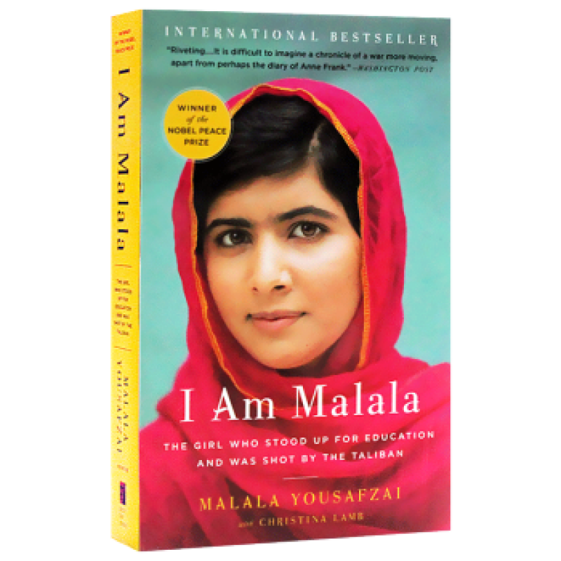 【瑕疵书】我是马拉拉 英文原版人物传记 I Am Malala 诺贝尔和平奖 课外阅读书籍