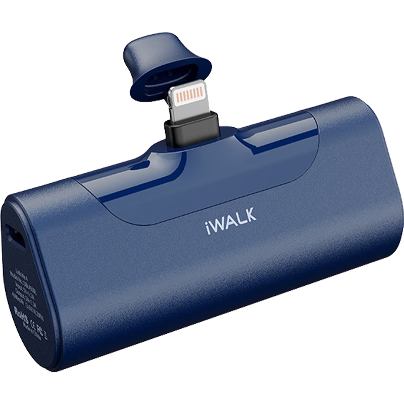 爱沃可（iWALK）口袋充电宝迷你便携 直插式可爱移动电源 4500毫安时 适用于苹果手机平板iPhone X/11/12/13100017070512