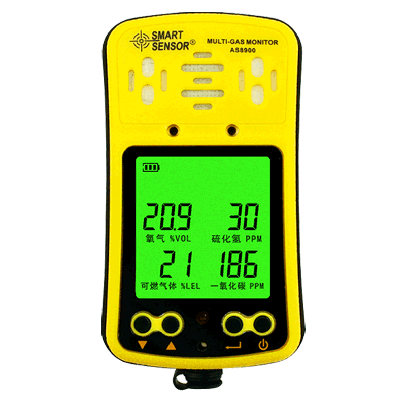 ?，斔暮弦粴怏w檢測儀氧氣一氧化碳硫化氫氣體檢測儀氣體報(bào)警器 AS8900標(biāo)配