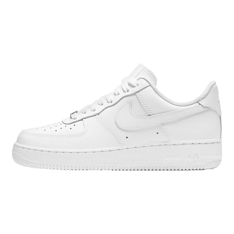 耐克NIKE板鞋女空军一号AF1 AIR FORCE 1运动鞋DD8959-100白37.5
