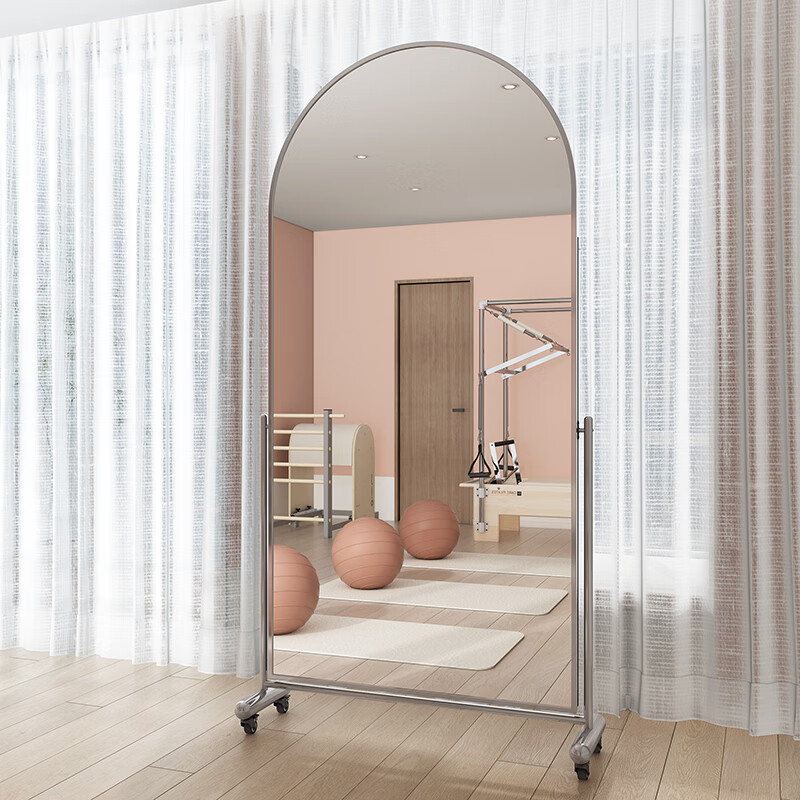 科尔多舞蹈镜健身镜子全身镜落地镜跳舞镜子服装店可移动全身镜家用