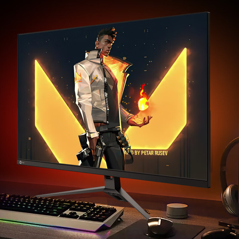 联想来酷Lecoo 27英寸 100HZ高刷 全高清 FreeSync技术 超薄窄边框 HDMI 广视角 电竞小金刚显示器M2713E