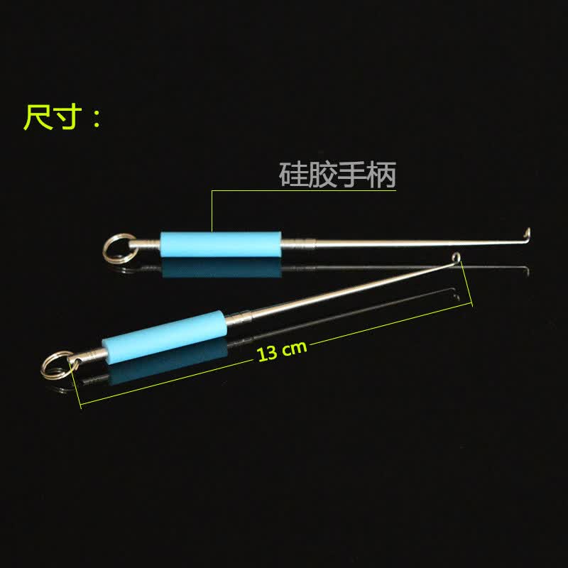 钓龙王(diaolongwang)不锈钢盲捅脱钩器摘钩器钓鱼下钩器钓鱼取钩器