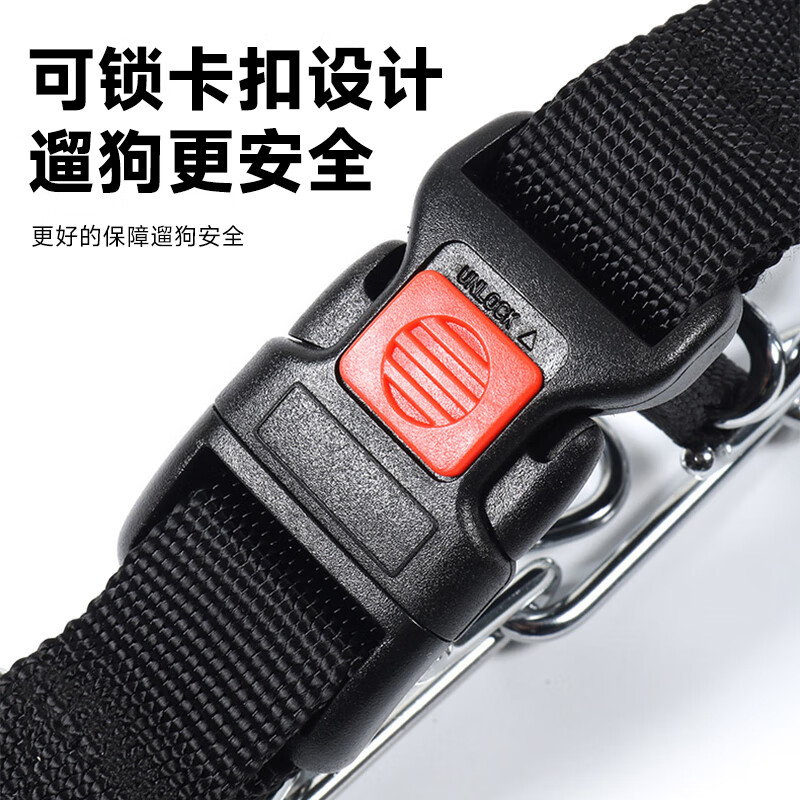 聚创麒狗狗刺激链不锈钢防爆冲P链中大型犬刺钉项圈训犬颈圈训练脖圈套 特大【脖围60cm内】铁镀铬/锁扣