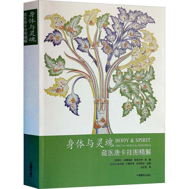 正版 身体与灵魂-藏医唐卡挂图精解 9787521101058