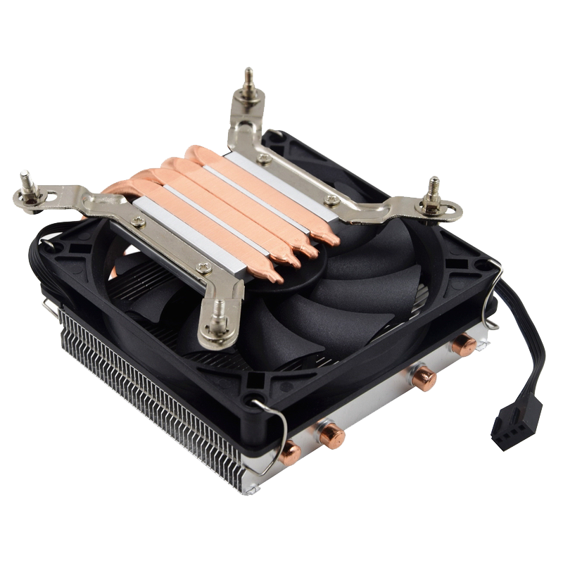 METALFISH 鱼巢 Z39超薄CPU散热器INTEL/AM4多平台/四热管/上吹式温控风扇 Z39四热管散热器
