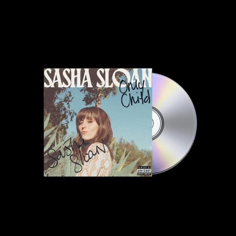 签名现货sasha sloan only child  官方歌词本cd光盘 萨莎斯隆