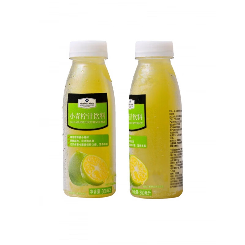 小青柠汁饮料果汁300mlx4菲律宾夏季网红新鲜好喝上海山姆店 小青柠汁