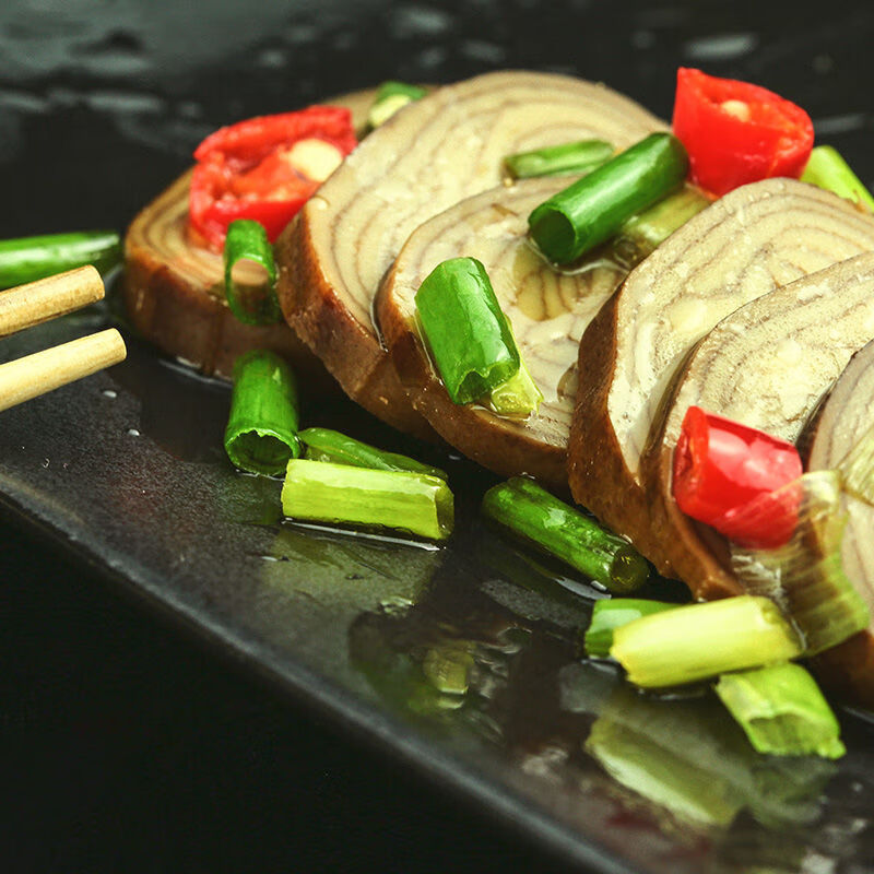 杞里香素火腿豆制品徐州特产素鸡素食小吃鸡蛋豆腐干真空150g凉菜 1