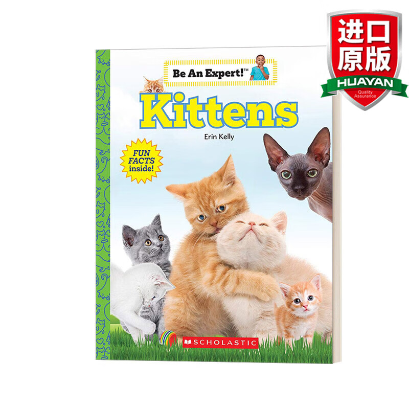英文原版绘本 成为专家系列 小猫 幼儿早教亲子互动问答 少儿启蒙英语