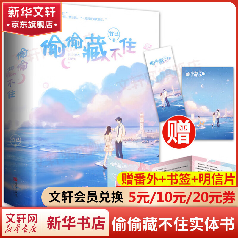 【赠书签 明信片 折页番外】偷偷藏不住正版小说实体书 竹已小说 晋江