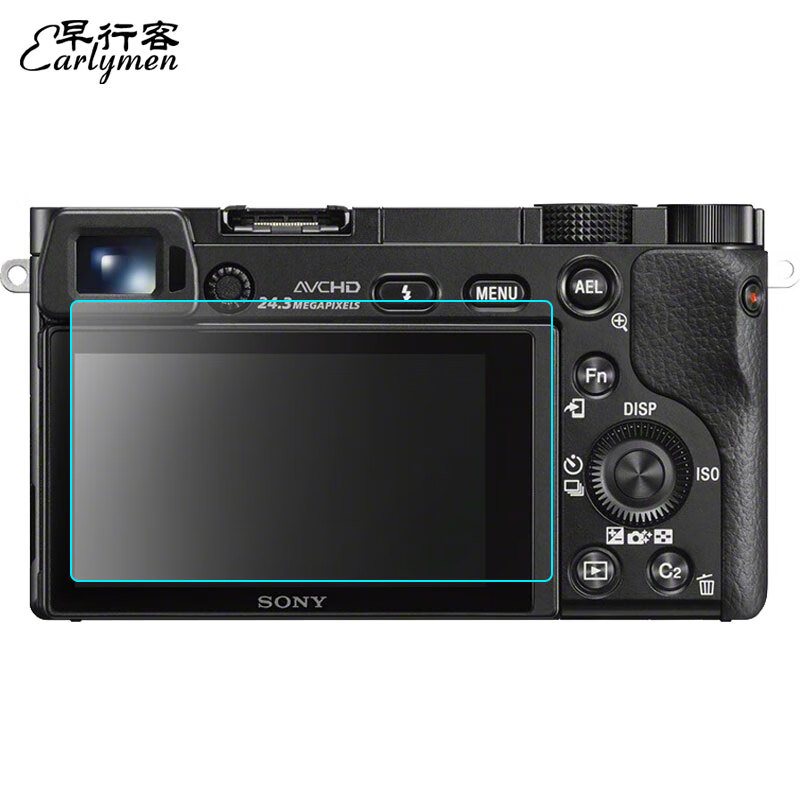 早行客双片装 适用索尼a6400钢化膜a6600/a6400/a6000l/a6300/a6100