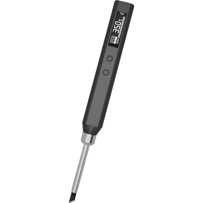 正点原子T65智能电烙铁65W便携式恒温焊台焊笔焊接T12手机维修USB 标配（主机+KR头+TH70+硅胶套) 115.44元