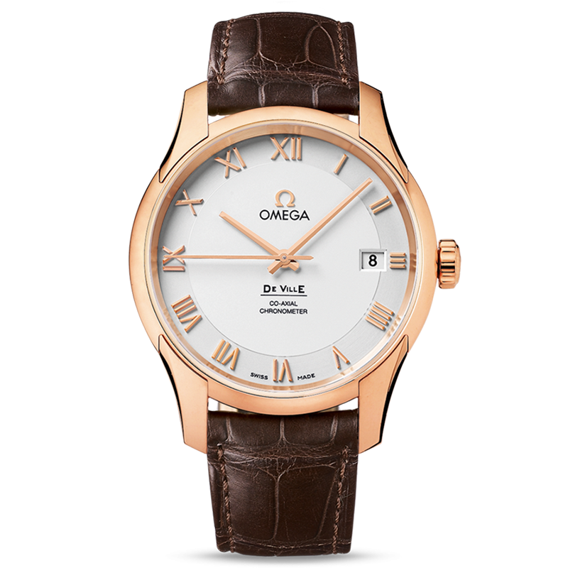 【二手95新】欧米茄碟飞18k玫瑰金自动机械手表男表431.53.41.21.02.