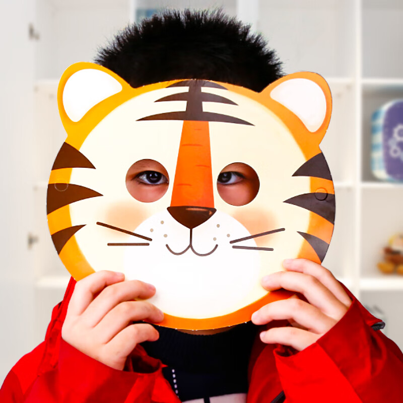 子游戏角色扮演幼儿全脑开发动手动脑创意百变宝宝面具书幼儿园手工