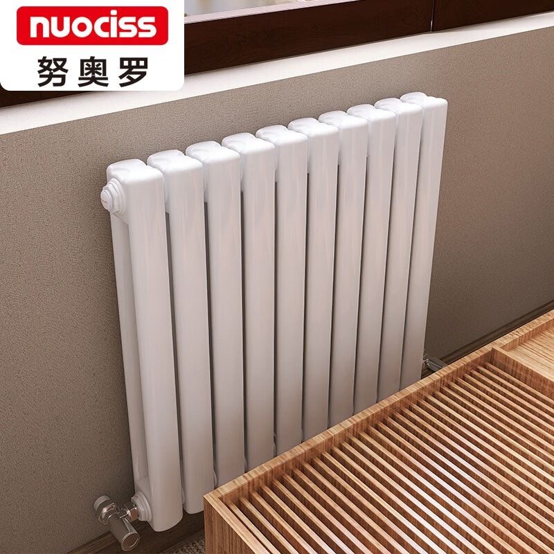 努奥罗家用暖气片水暖壁挂式集中散热采暖双柱式散热器钢制大水道定制