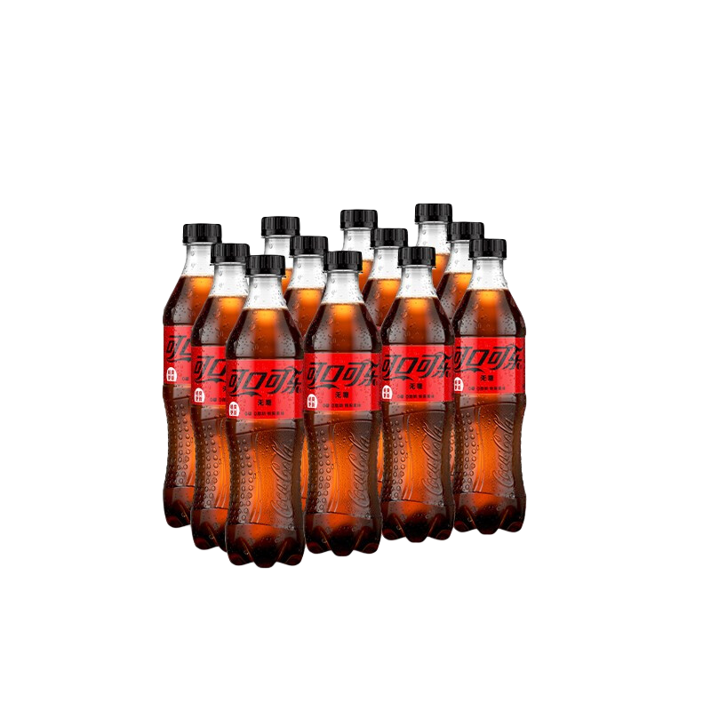 零度可乐 无糖零卡 zero 汽水 碳酸饮料 500ml*