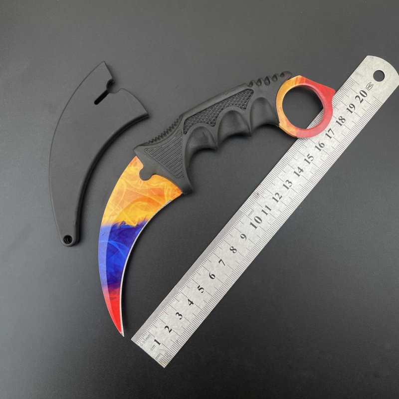 csgo爪子刀战狼鹰爪刀户外防身随身弯刀多功能野外便捷刀瑞士军刀