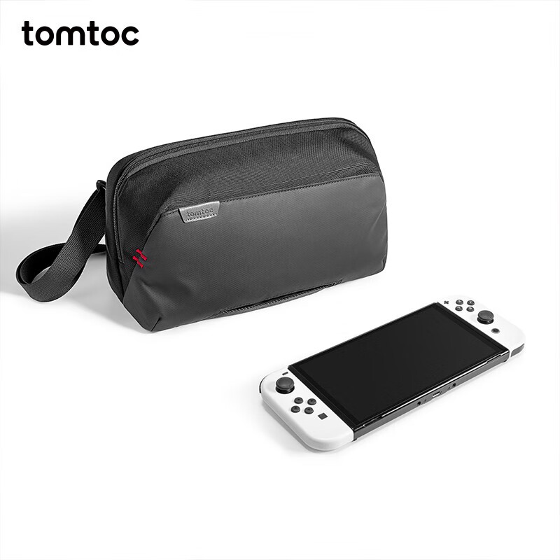 tomtoc Switch OLED收纳包Arccos系列单肩斜挎出行收纳包男女配件收纳保护包多功能 曜石黑高性价比高么？