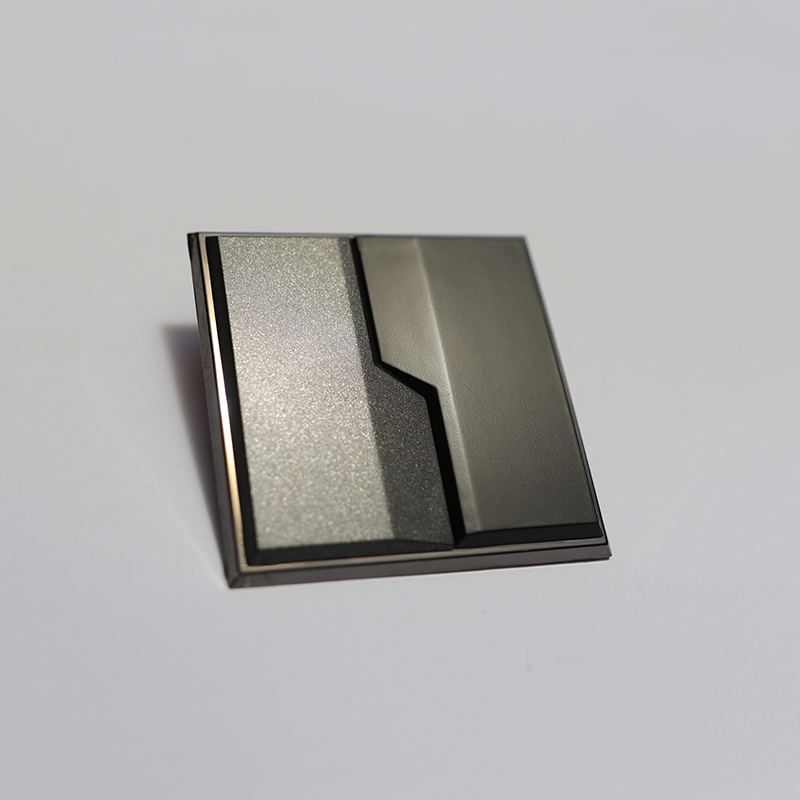 威玛泰适用于领克0102030506火山灰车头标 镀铬黑火山灰哑光灰车标